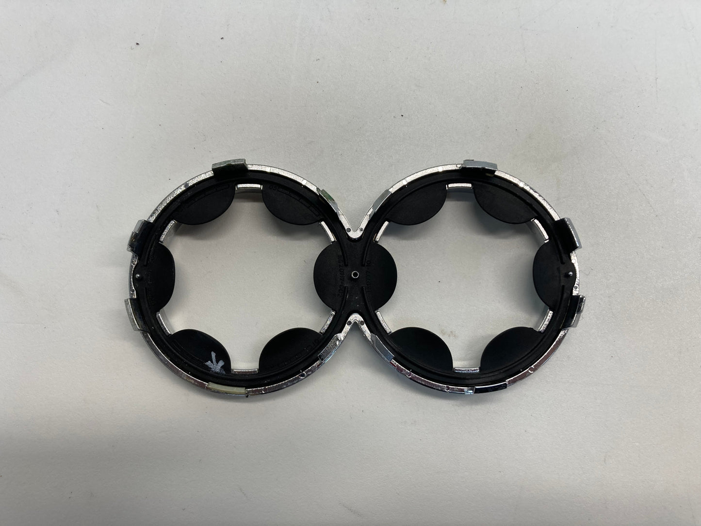 Mini Cooper Dash and Cup Holder Trim Ring Set Chrome 02-08 R50 R52 R53