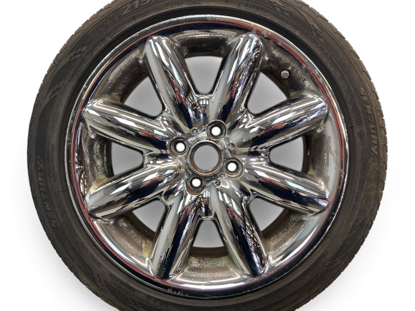 Mini Cooper 17" Chrome S-Spoke Wheel Set R85 36116778962 2002-2015 R5x 414