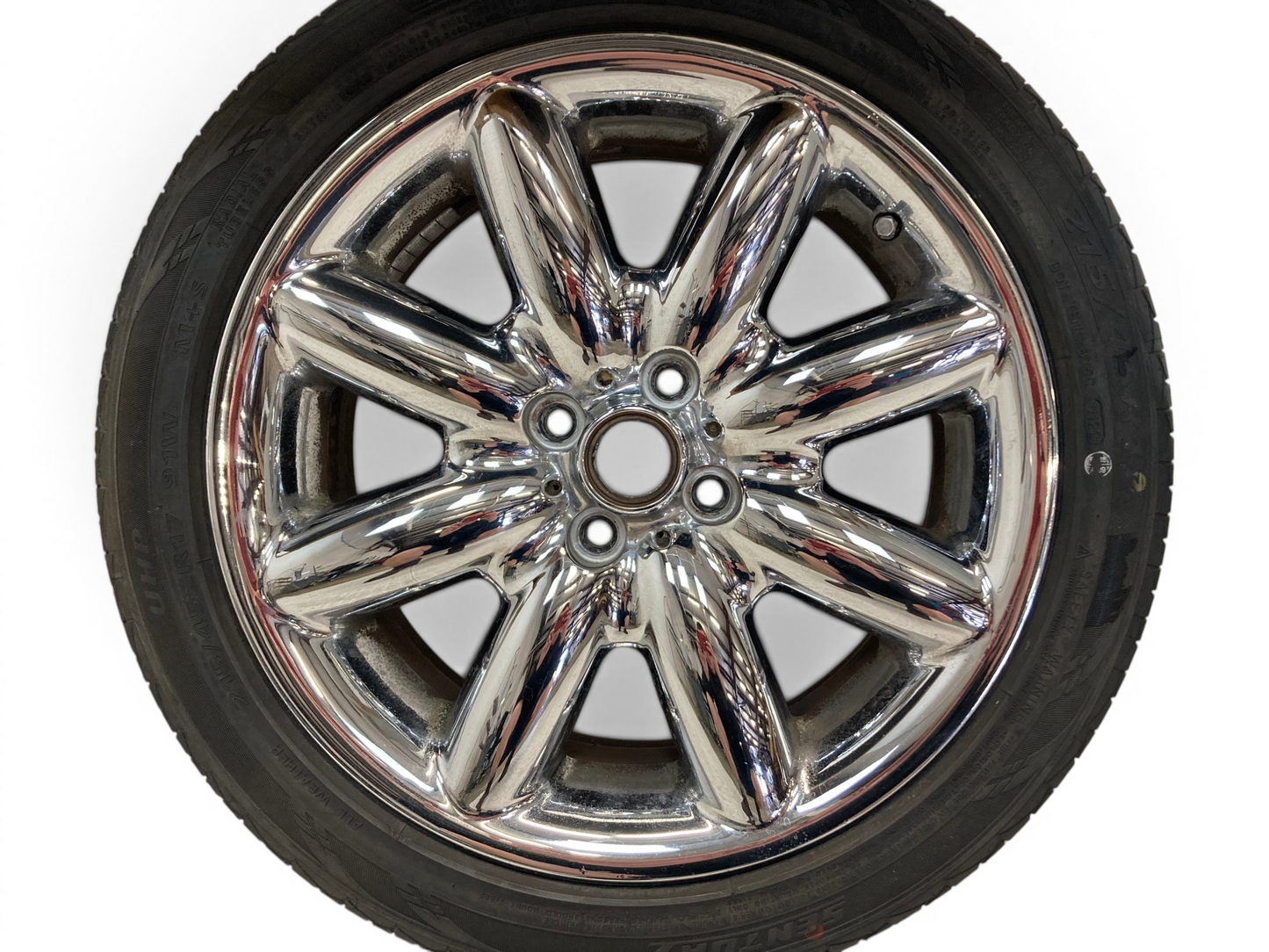 Mini Cooper 17" Chrome S-Spoke Wheel Set R85 36116778962 2002-2015 R5x 414