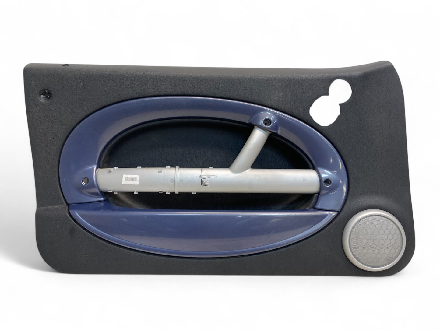 Mini Cooper Door Panels Panther Black w/Cool Blue Trim 2005-2008 R50 R52 R53 493