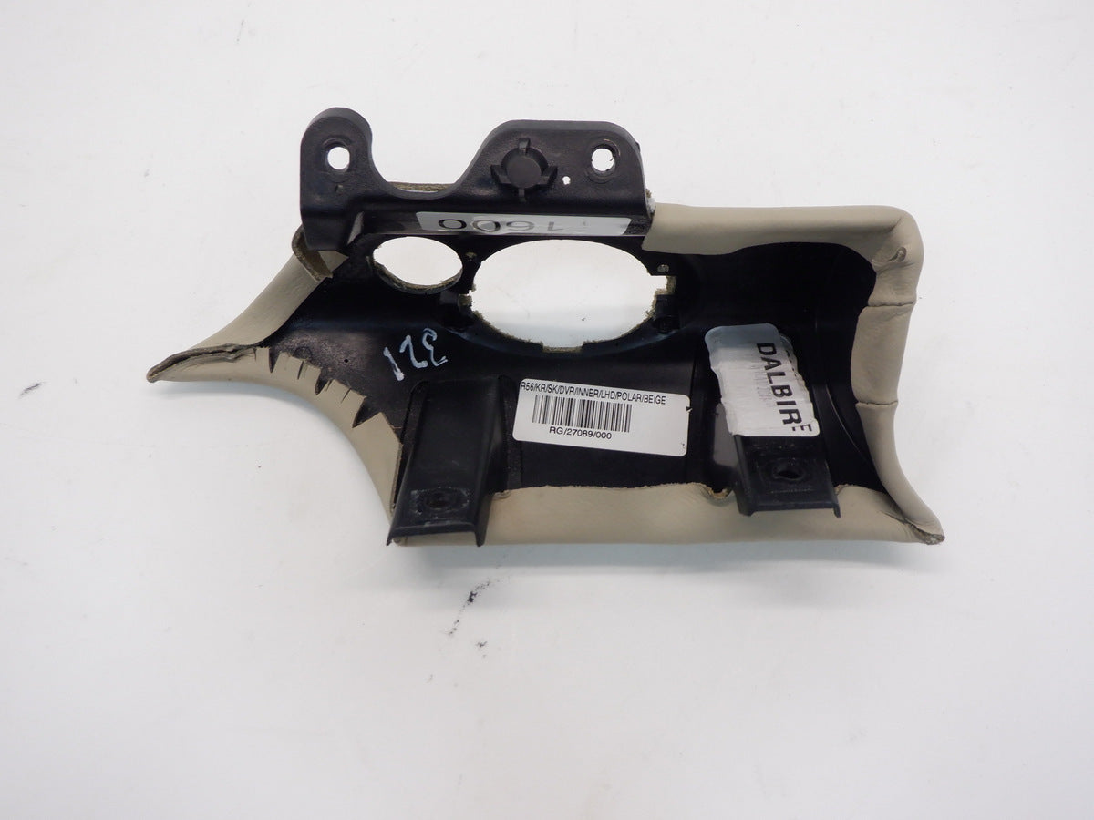 Mini Cooper Dash and Armrest Set Trim Polar Beige Leather 07-15 R5x 321