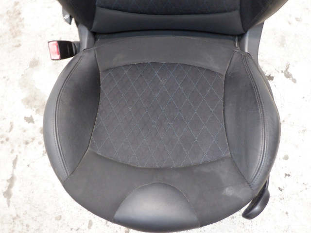 Mini Cooper Convertible Seats Fabric Leather Cross Check 09-15 R57 FTGM 271