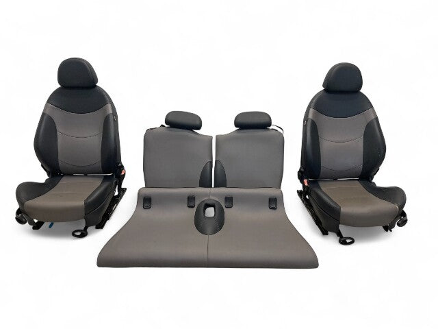 Mini Cooper Convertible Seats Leather Silver Grey Heated 2005-2008 R52 513