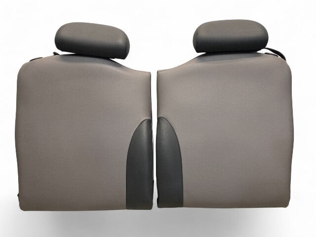 Mini Cooper Convertible Seats Leather Silver Grey Heated 2005-2008 R52 513