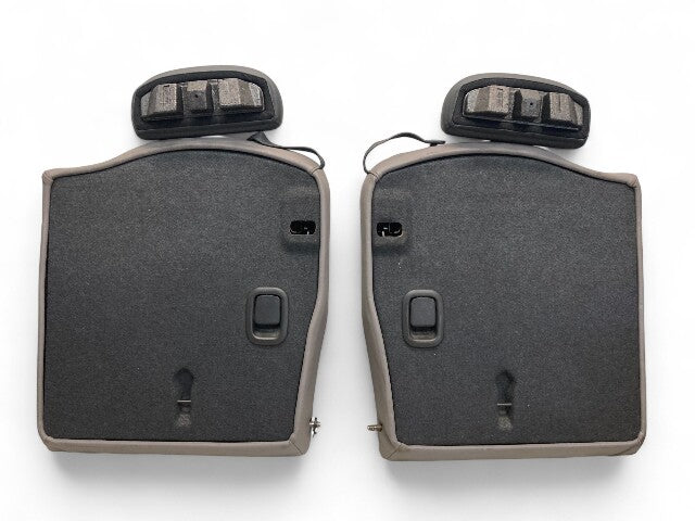 Mini Cooper Convertible Seats Leather Silver Grey Heated 2005-2008 R52 513