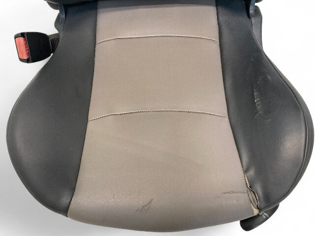 Mini Cooper Convertible Seats Leather Silver Grey Heated 2005-2008 R52 513