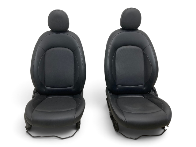 Mini Cooper Hatchback Black Leatherette Front Seats K9E1 15-24 F54 F55 554