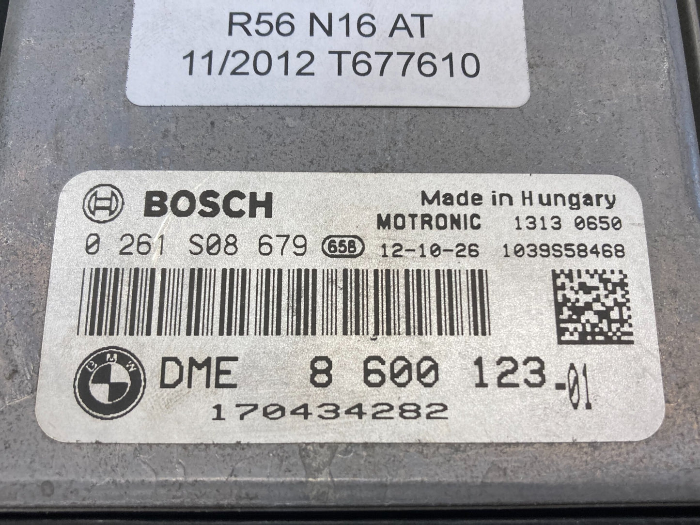 Mini Cooper Base DME Set N16, Auto, w/o Comfort Access 12148600123 11-16 R5x R6x 528