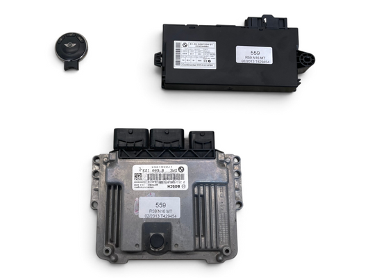 Mini Cooper Base DME Set N16 Manual w/o Comfort Access 12148625070 11-16 R5x R6x 559