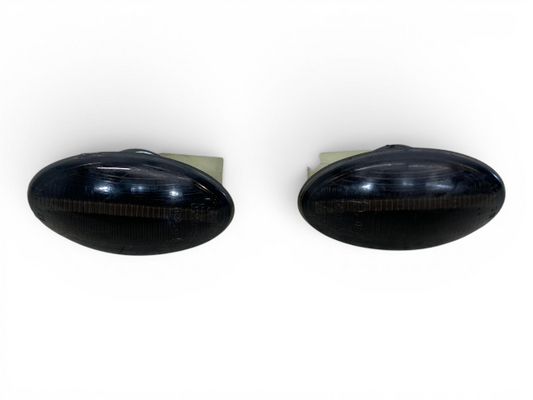 Mini Cooper Smoked Fender Scuttle Signal Light Pair 2002-2008 R50 R52 R53 551