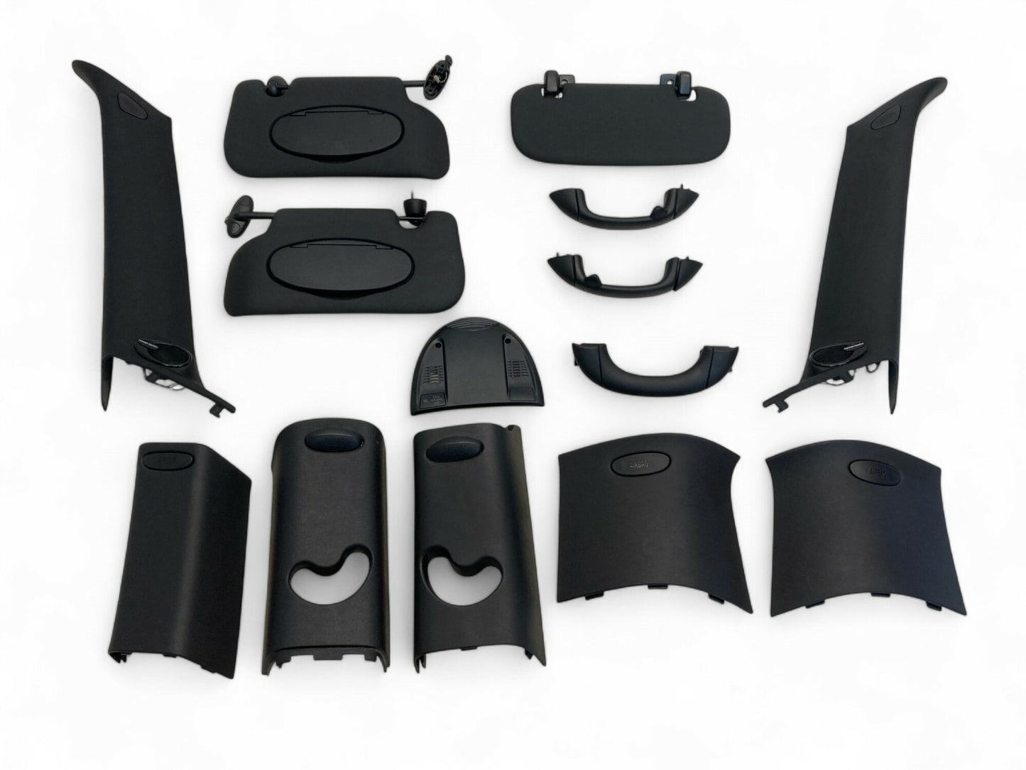 Mini Cooper Clubman Black Interior Headliner Pillar Trim Set 2008-2014 R55 492