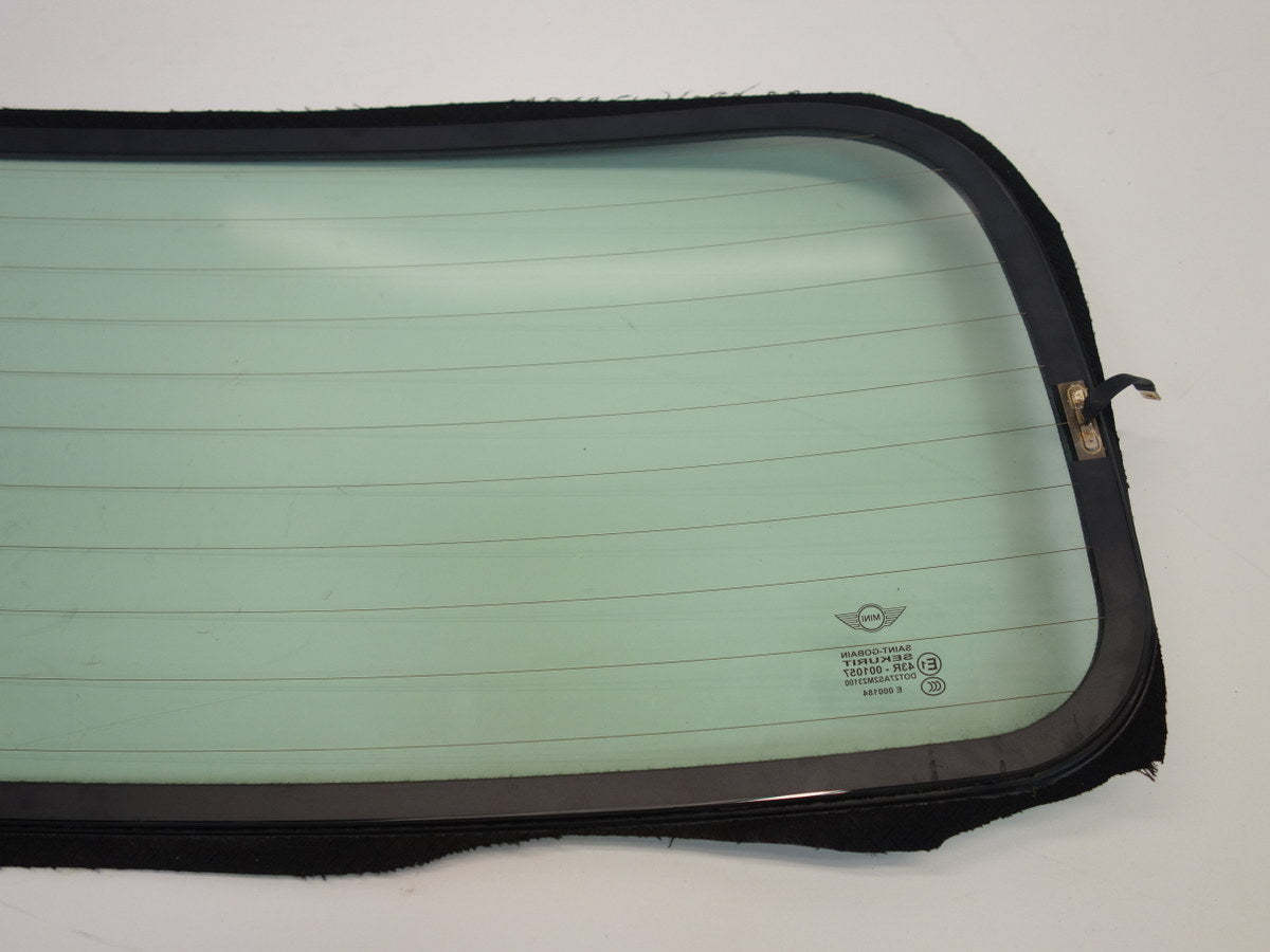 Mini Cooper Convertible Top Rear Glass 09-15 R57 OEM