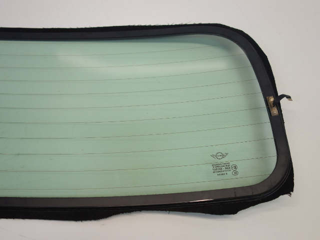 Mini Cooper Convertible Top Rear Glass 09-15 R57 OEM