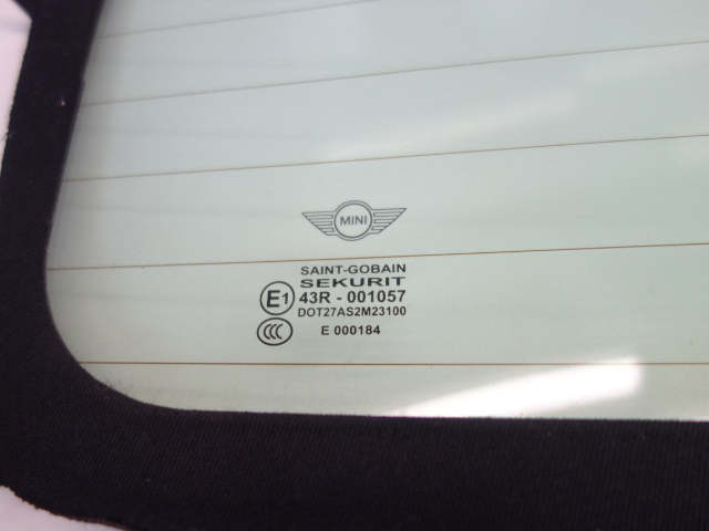 Mini Cooper Convertible Top Rear Glass 09-15 R57 OEM