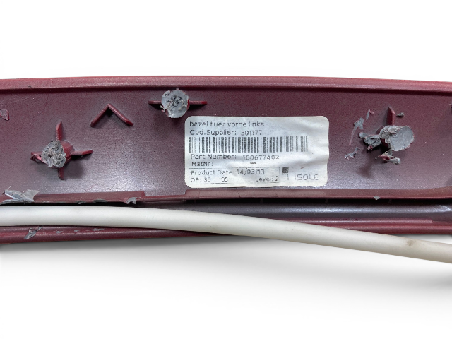 Mini Cooper Countryman Chili Red Door Panel Trim Set 13-16 R60 550