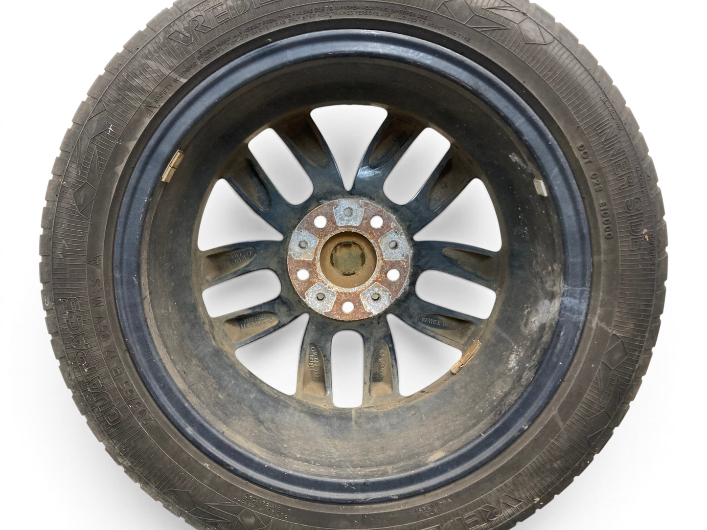 Mini Cooper 17" Black 5-Star Double Spoke Wheel Set R124 36109803726 11-16 R6x 408
