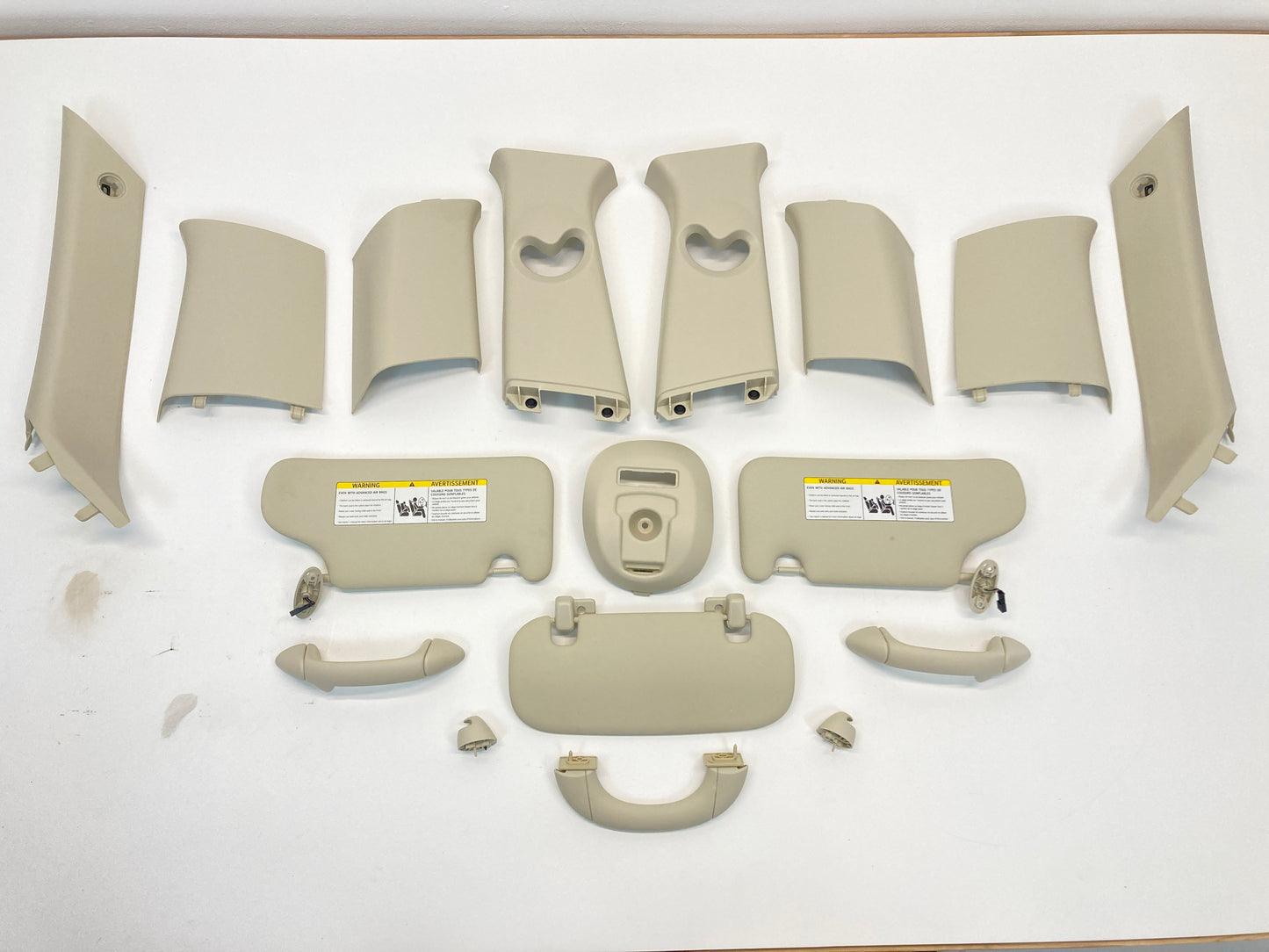 Mini Countryman Beige Interior Headliner Pillar Trim Set 11-16 R60 377