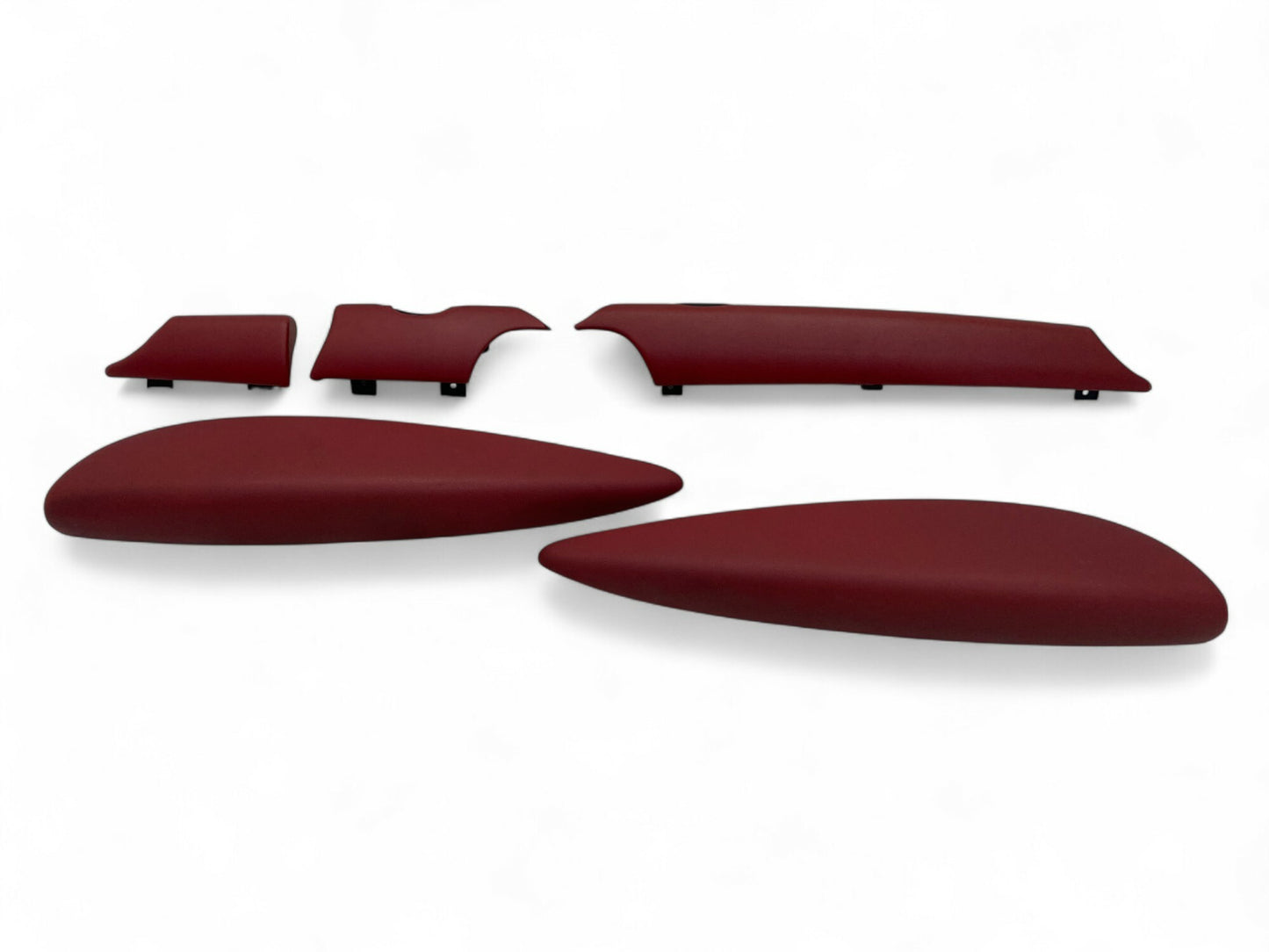 Mini Cooper Dash and Armrest Set Trim Rooster Red Leather 2007-2015 R5x 435