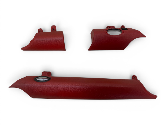 Mini Cooper Dash Trim Set Rooster Red Leather 2007-2015 R5x 553
