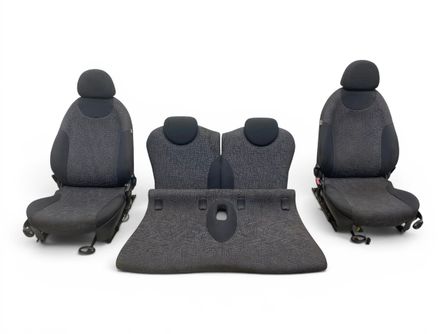 Mini Cooper Hatchback Seats Fabric Panther Black S8PN 2002-2006 R50 R53 552