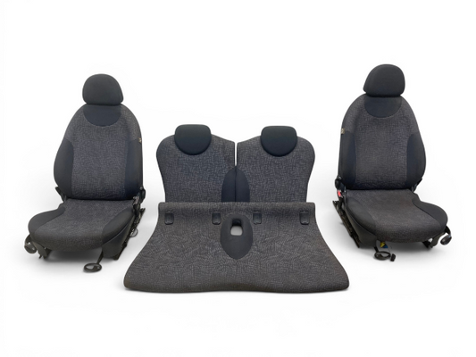 Mini Cooper Hatchback Seats Fabric Panther Black S8PN 2002-2006 R50 R53 552