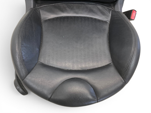 Mini Cooper Front Sports Leather Seats Punch Carbon Black T8E1 Heated 07-14 R5x 547