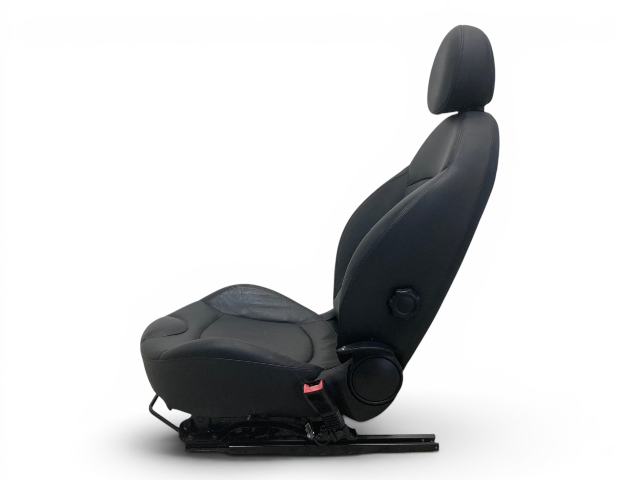 Mini Cooper Front Sports Leather Seats Punch Carbon Black T8E1 Heated 07-14 R5x 547