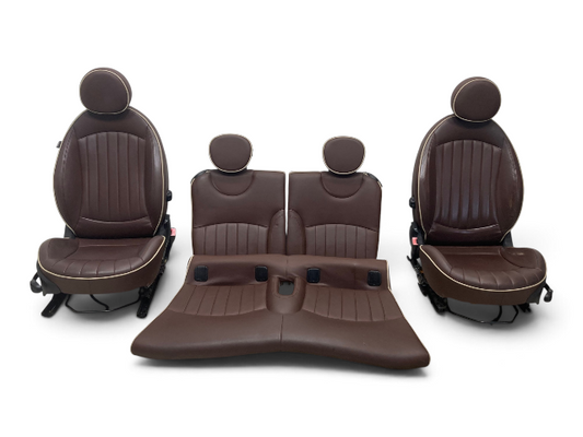 Mini Cooper Lounge Leather Seats Hot Chocolate T9E7 Heated 09-15 R57 558