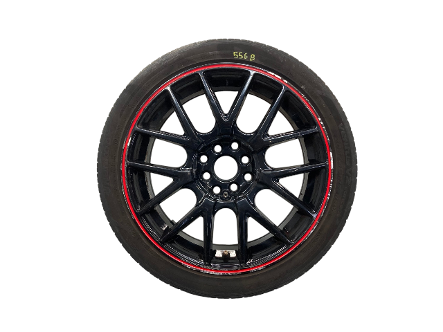 Touren TR60 17" Gloss Black w/ Red Ring Wheel Set 4x100/4x114.3 02-15 R5x 556