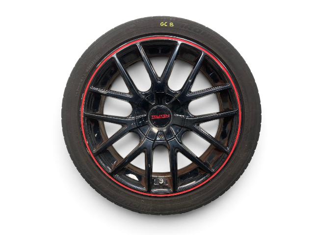Touren TR60 18" Gloss Black w/ Red Ring Wheel Set 5x112/5x120 R6x F5x F6x U25 GC