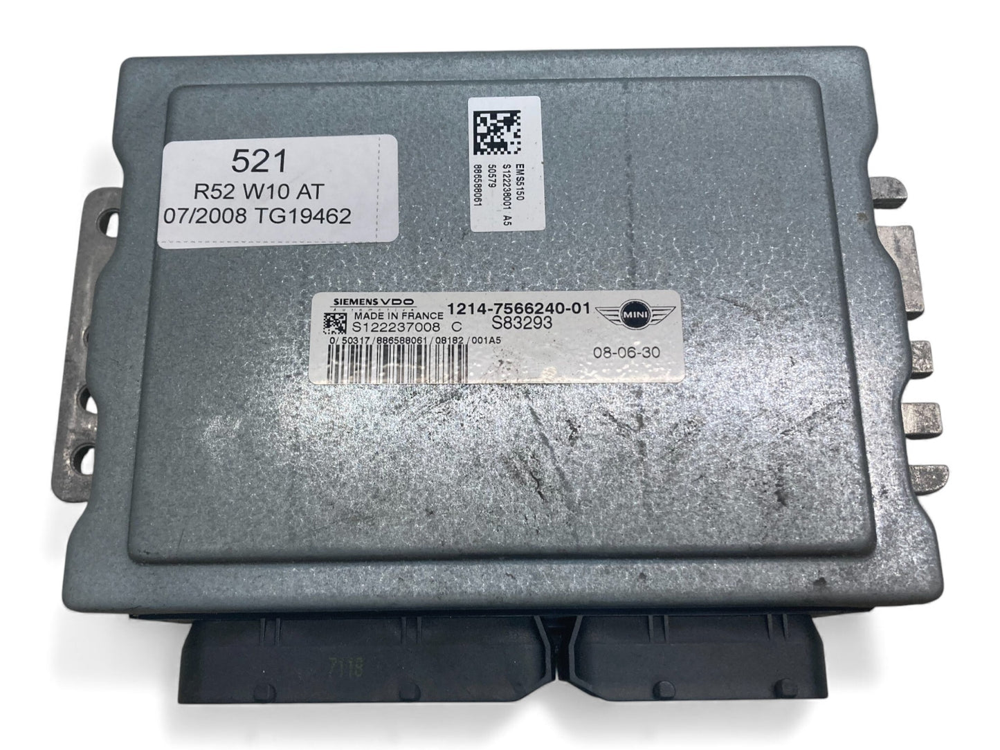 Mini Cooper Base DME and New OEM Key Set Auto CVT W10 2005-2008 R50 R52 521