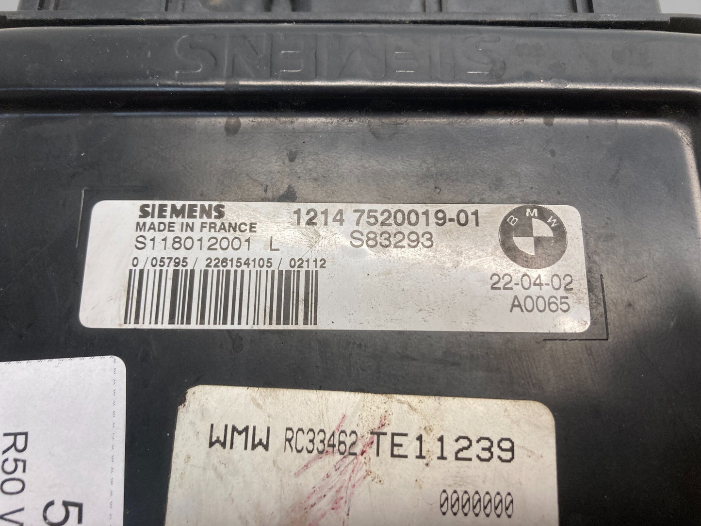 Mini Cooper Base DME and Key Set Auto CVT W10 02-04 R50 530