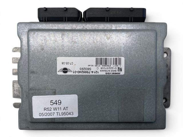 Mini Cooper S DME and Key Set Automatic W11 12147557395 2005-2008 R52 R53 549