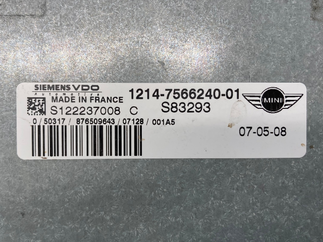 Mini Cooper S DME and Key Set Automatic W11 12147557395 2005-2008 R52 R53 549
