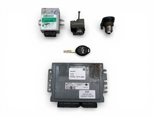Mini Cooper S DME and Key Set Manual W11 12147553735 2005-2008 R53 R52 526