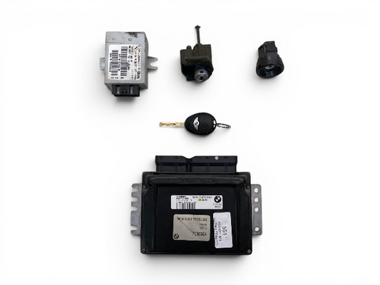 Mini Cooper S DME and Key Set Manual W11 12147527610 2002-2004 R53 551