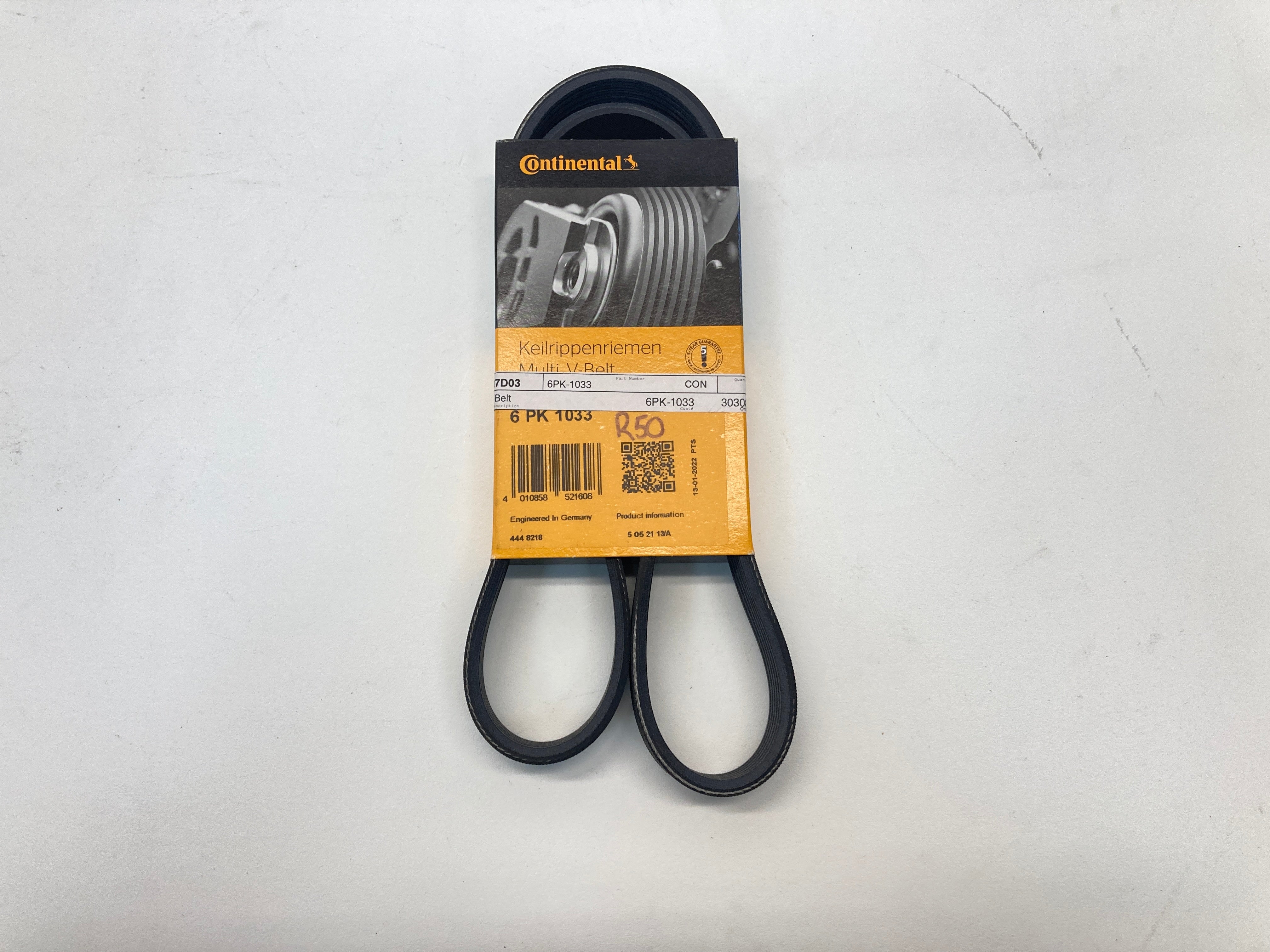 Mini Cooper Accessory Drive Belt 6PK-1033 Continental 02-08 R50 R52