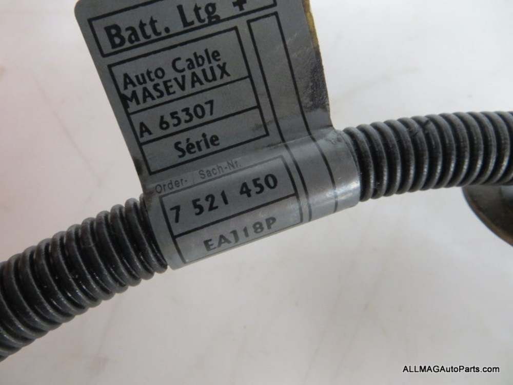 Mini Cooper Alternator to Starter Cable OEM Valeo 12427521450 02-08 R50 R52