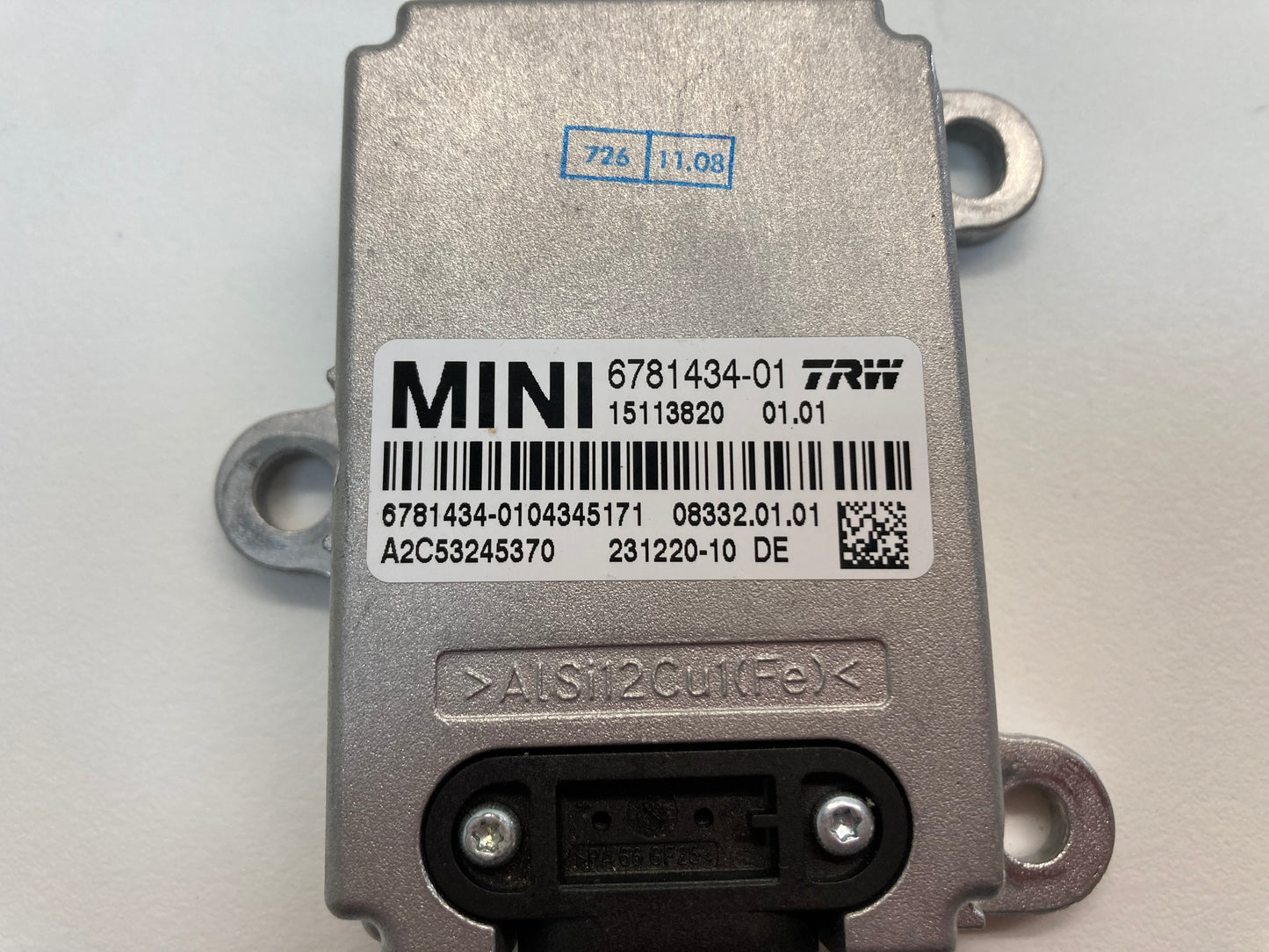 Mini Cooper Speed Control YAW Rate Sensor 34526781434 07-10 R55 R56 R57