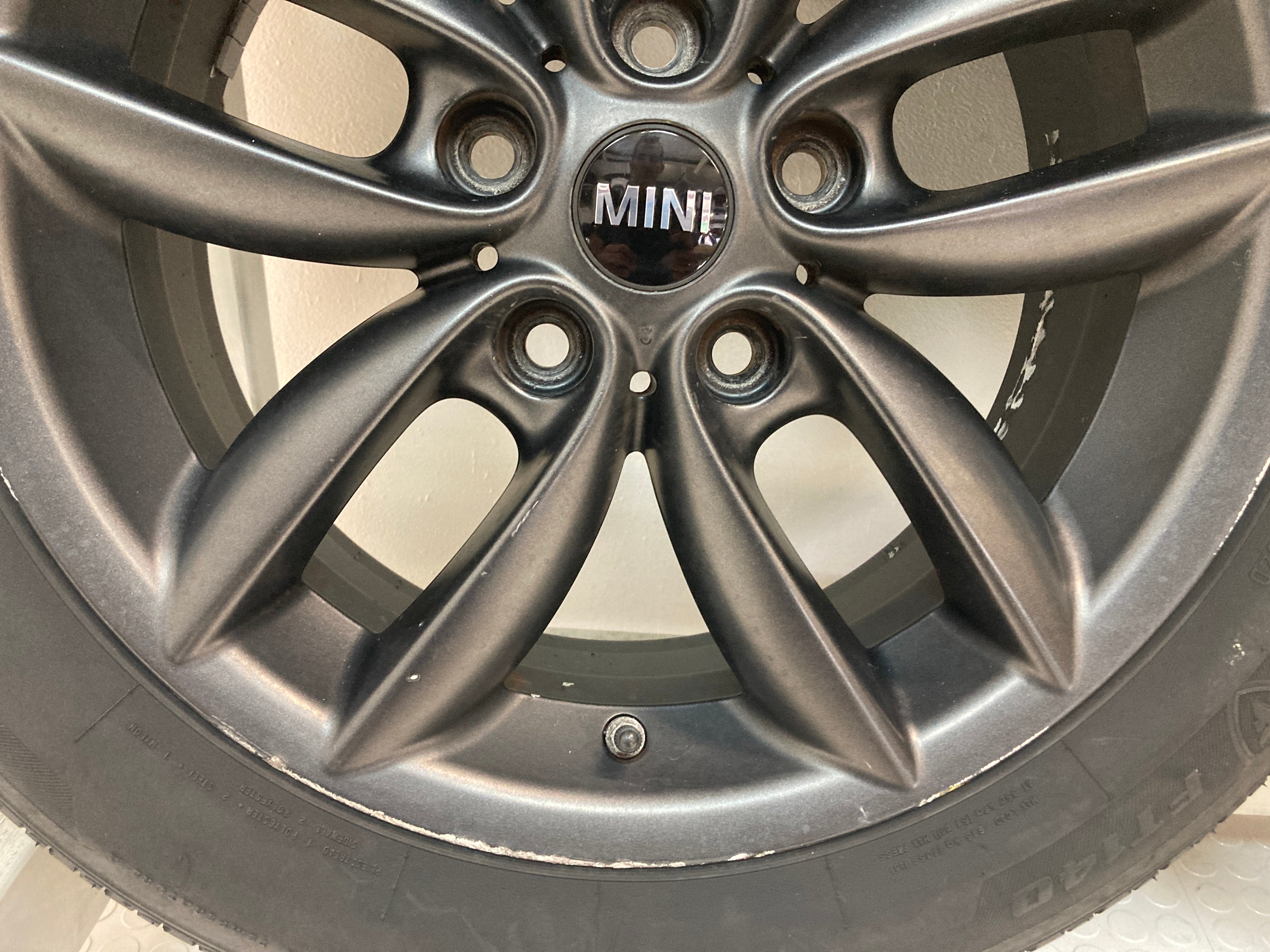 Mini Cooper Wheels 5-Star Double Spoke Anthracite R124 36109804371 11-16 R60 R61