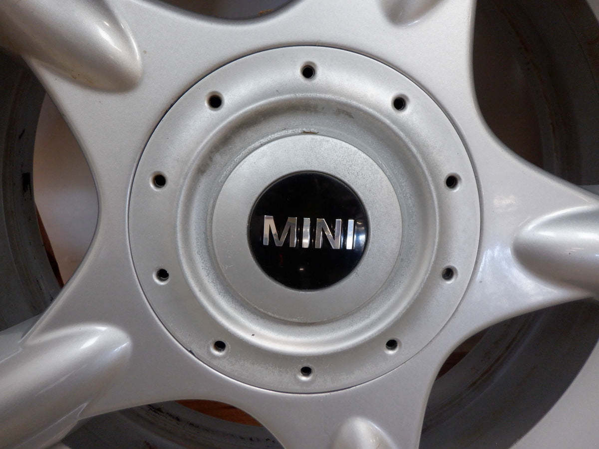 Mini Cooper 16" 5-Star Spoke R83 Silver Wheels 16x6.5 4x100 36111512348 02-15 272