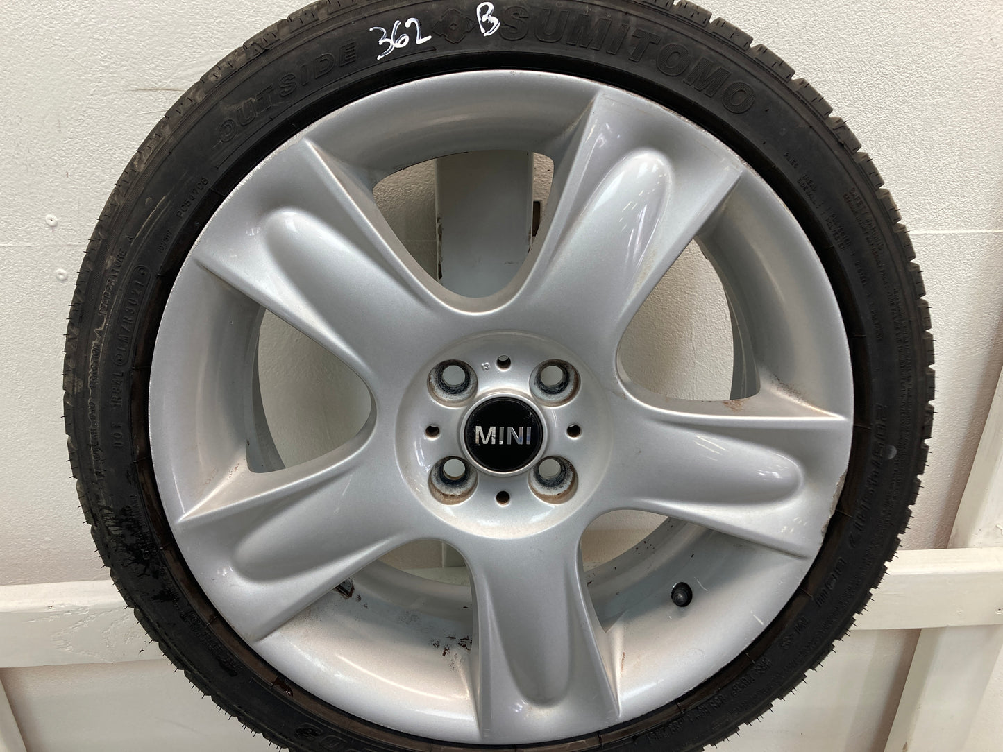 Mini Cooper 5-Star Spoke Wheel Silver R91 36116763299 02-08 362B
