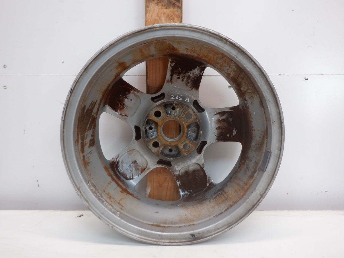 Mini Cooper R100 5 Star Spooler Wheel OEM Silver 36116768498 02-15 235A