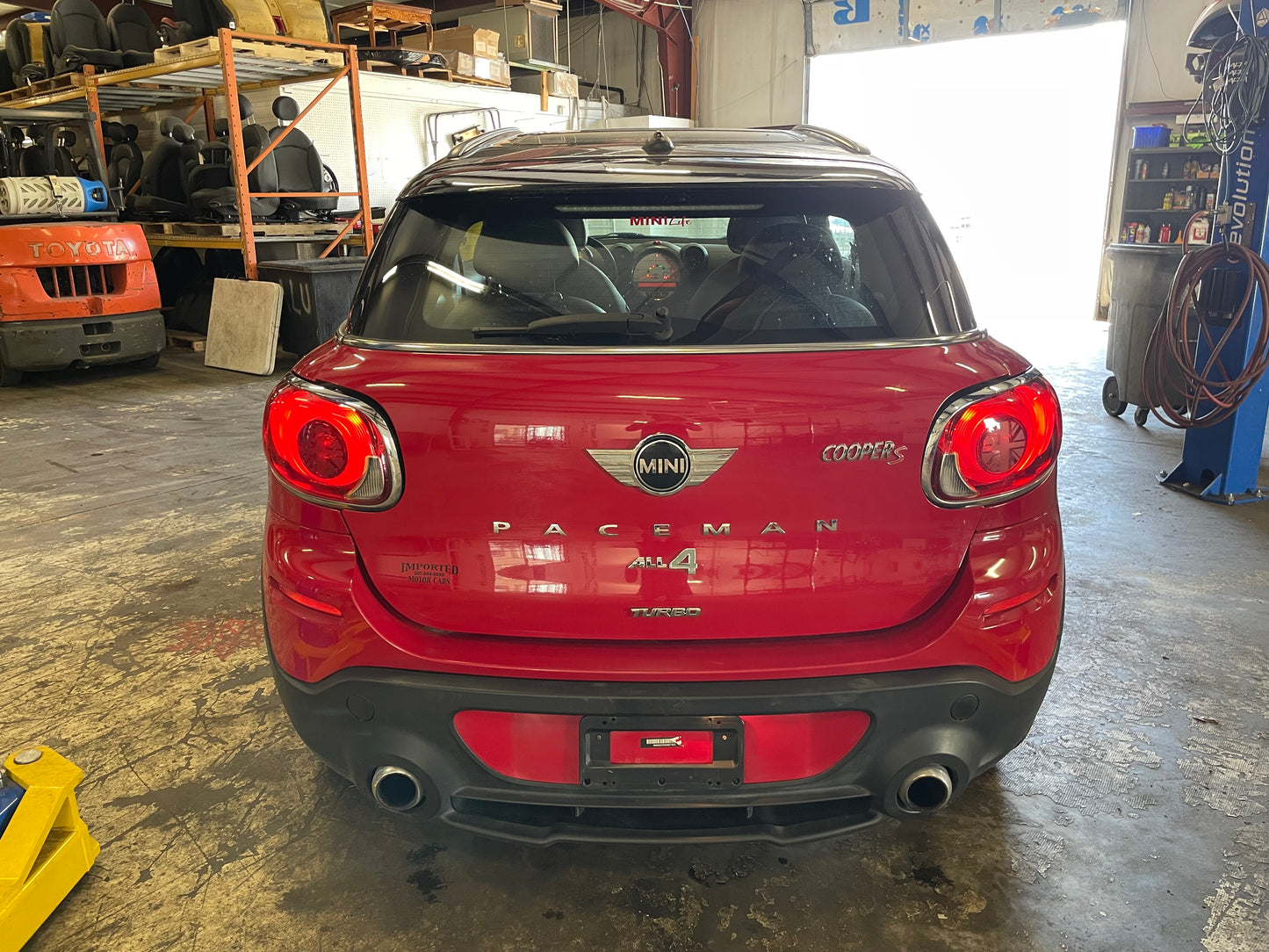 2013 MINI Cooper Paceman S ALL4, New Parts Car (August 2023) Stk #395