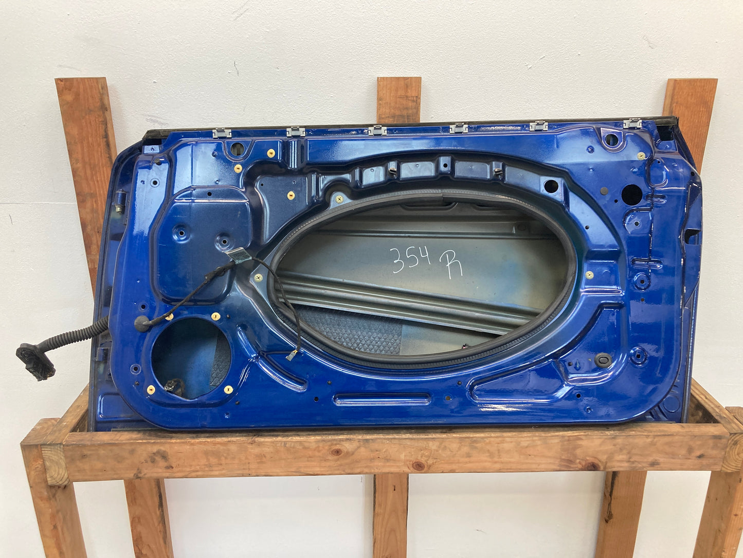 Mini Cooper Right Front Door Shell Indi Blue 41517202912 02-08 R50 R52 R53 354