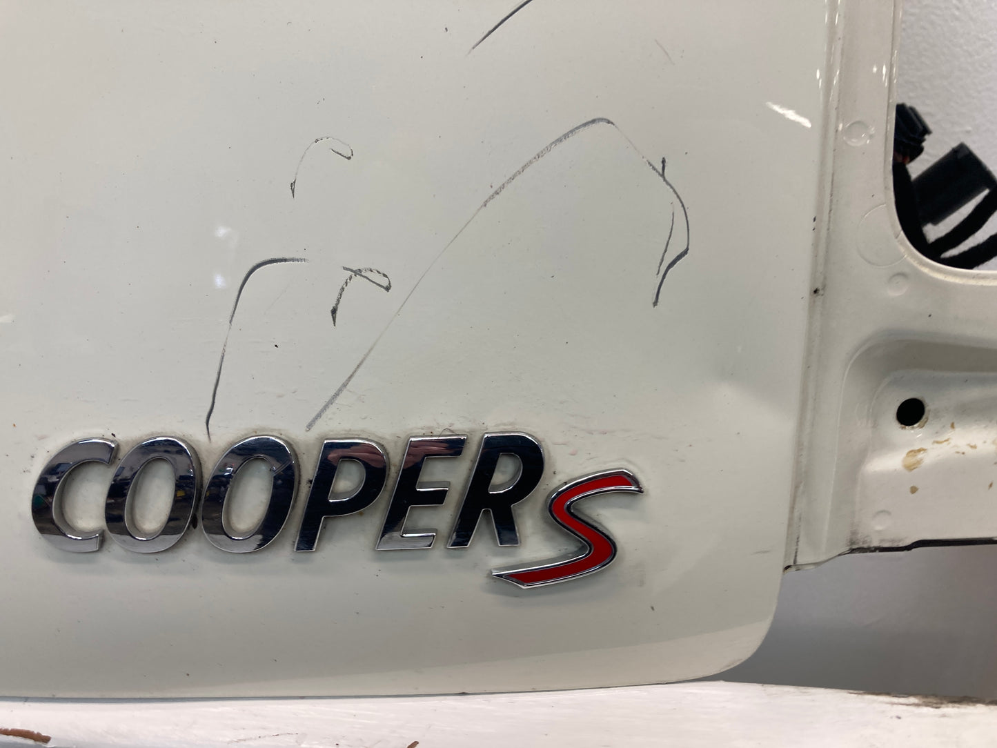 Mini Cooper Clubman Right Rear Split Door Shell Pepper White 41542757716 08-14 R