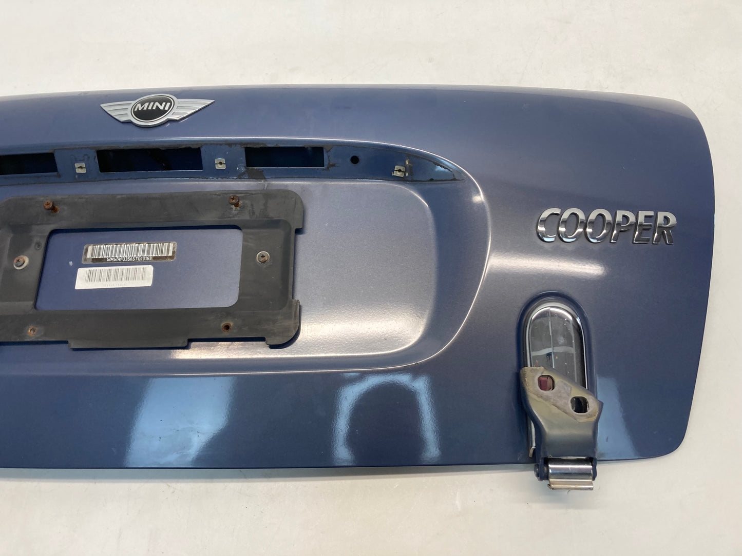 Mini Cooper Convertible Rear Trunk Lid Tailgate Cool Blue Metallic 41627132880 05-08 R52 272