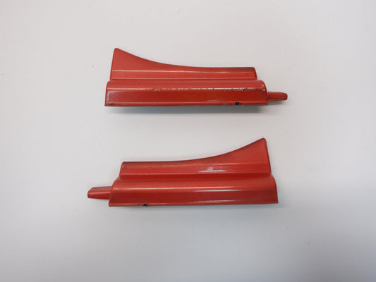 Mini Cooper Convertible Rear Lower Hinge Cover Pair Hot Orange 05-08 R52 327
