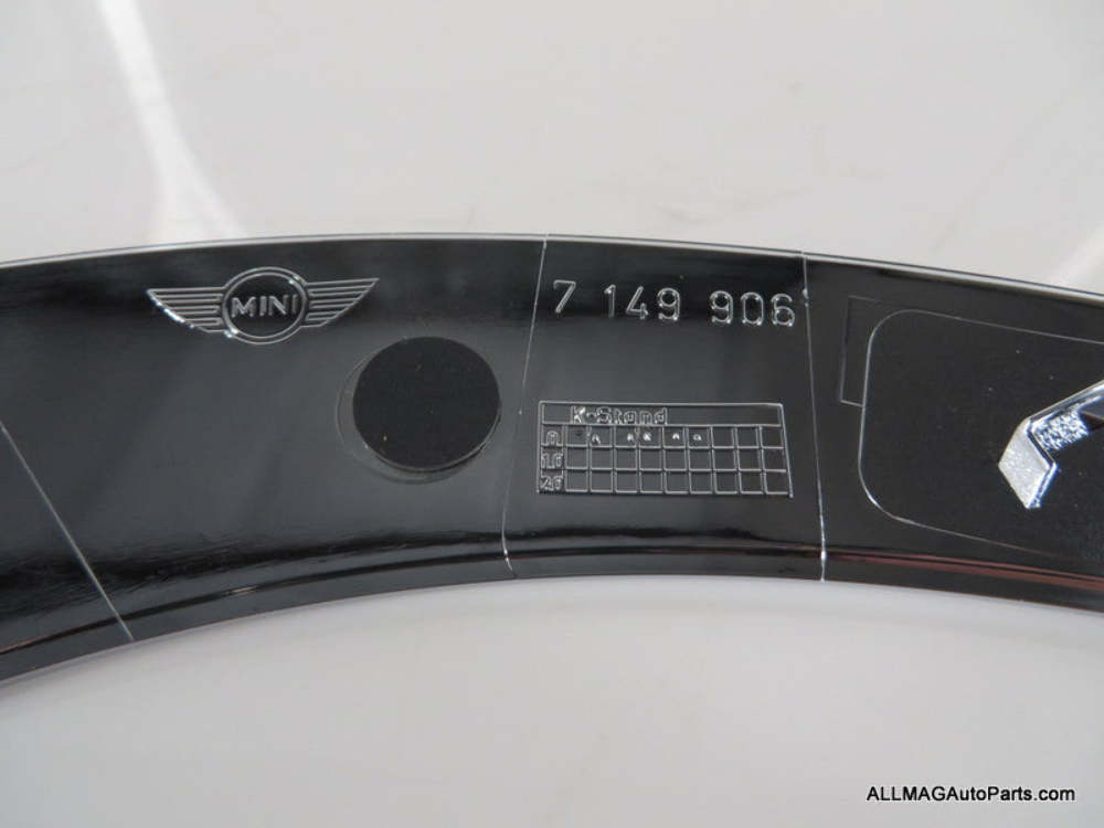 Mini Cooper Right Headlight Trim Ring Chrome New OEM 51137149906 07-15 R5x