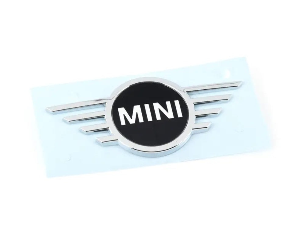 Mini Cooper Rear Emblem Badge New OEM 51149447808 14-22 F55 F56 F57